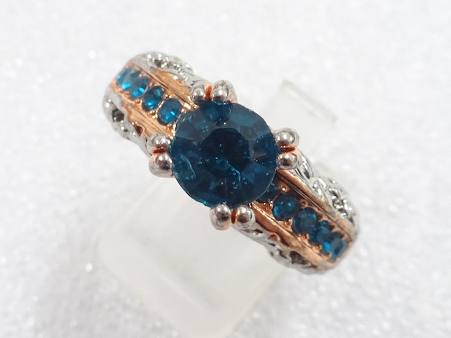 COLORED STONE FASHION RING / JP SIZE 21